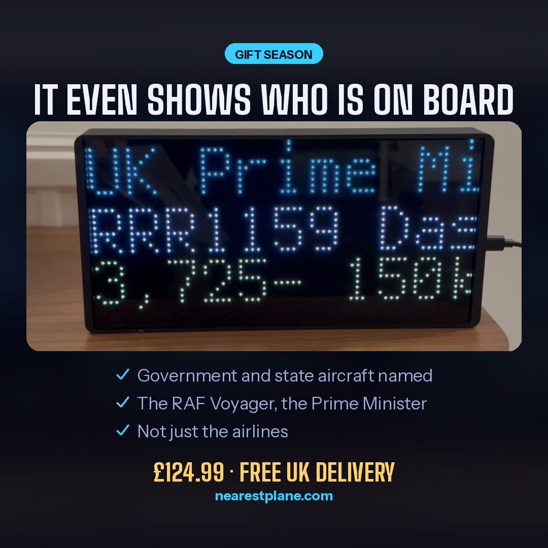 It even shows who is on board